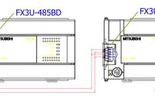 两个三菱plc怎么连接通信设置？
