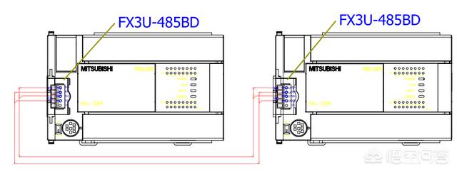 两个三菱plc怎么连接通信设置？-第1张图片