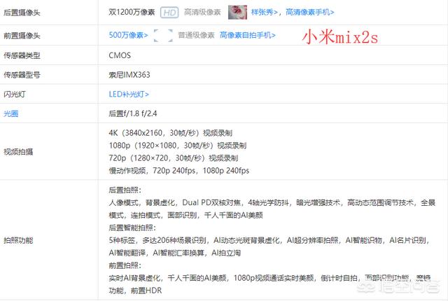 1799元的小米mix2s和1499元的红米Note7pro哪个入手好？-第4张图片