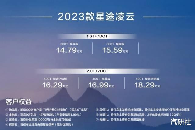 星途凌云400t上市发布会，星途凌云290t产品变化-第2张图片