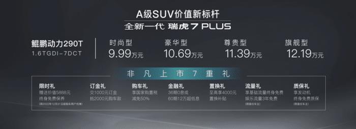 瑞虎7plus新车上市，全新一代瑞虎7pro-第1张图片