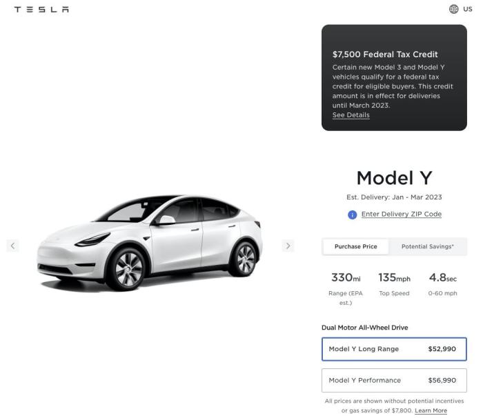 美国版特斯拉model y，美国特斯拉model y再涨价500美元-第3张图片