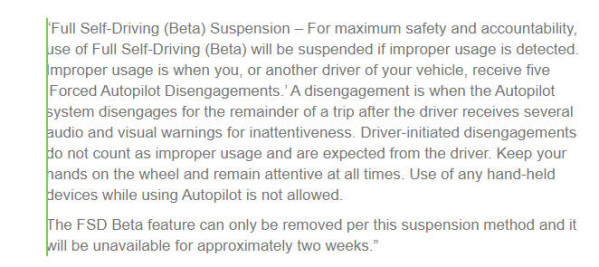 特斯拉宣布新处罚了吗，已禁用自动车辆保持 特斯拉-第2张图片